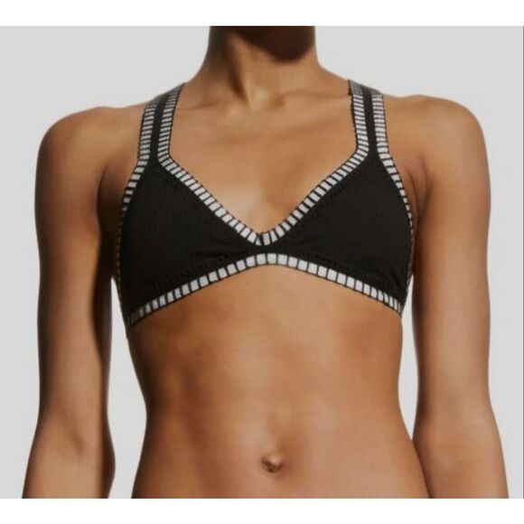 Platinum Inspired Women's Black Triangle Bikini Top and bottom size M - Picture 6 of 7